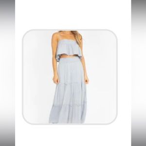 NWT L’abeye baby blue Henley set